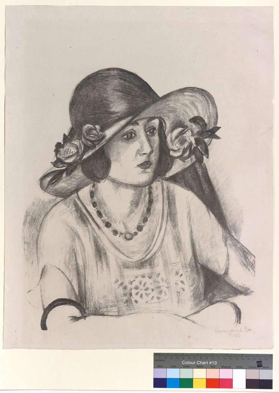 De Italiaanse strohoed door Henri Matisse