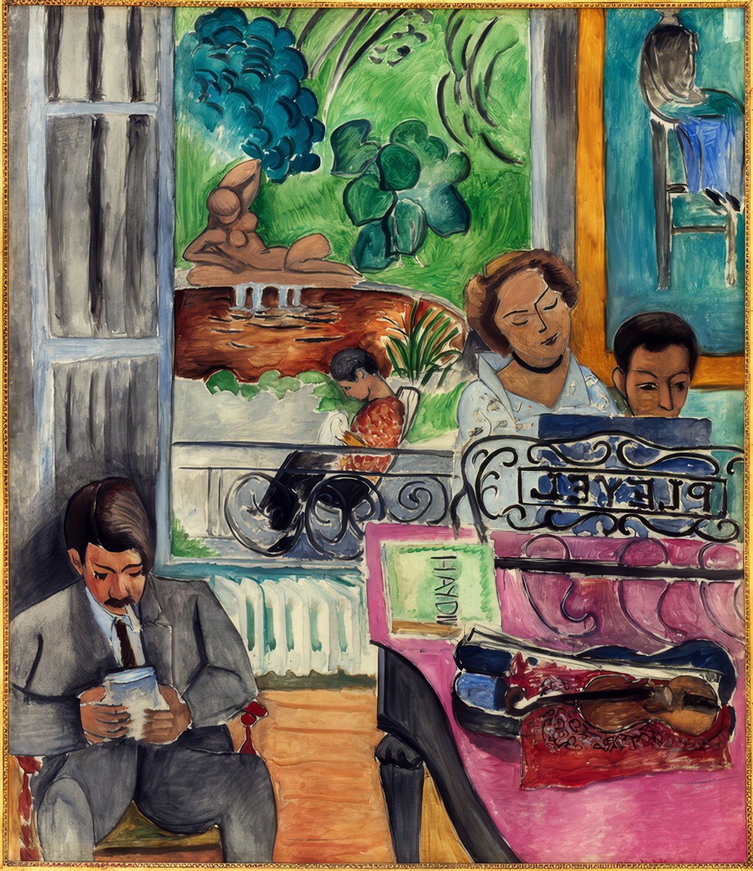 De muziekles door Henri Matisse