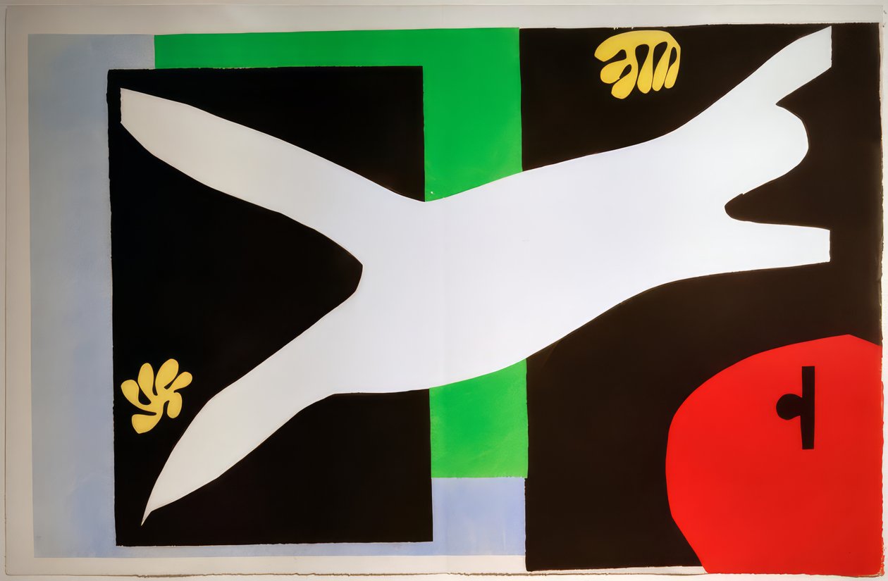 De zwemmer in het aquarium door Henri Matisse