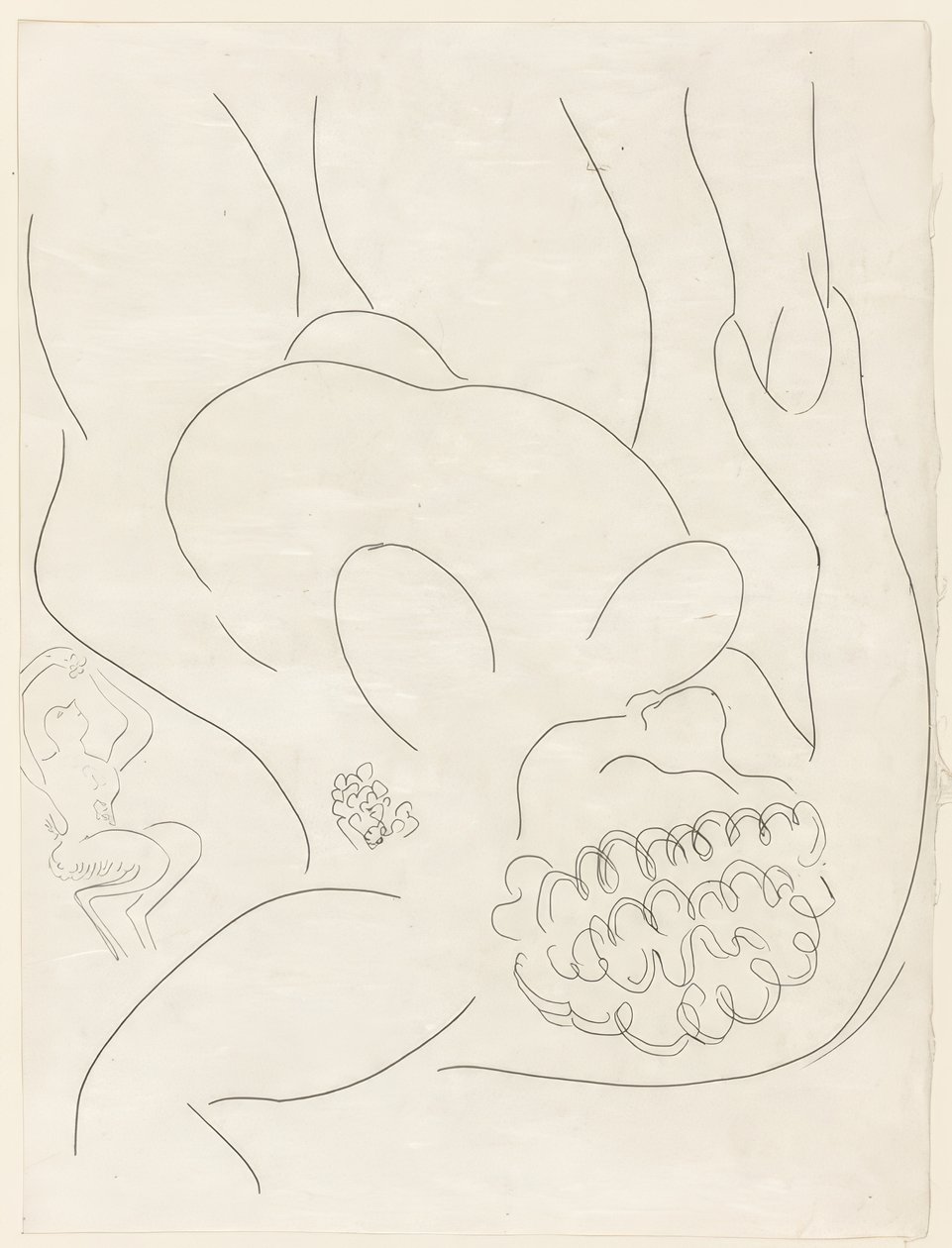 Le Pitre Châtié, plaat vier uit Poesies de Mallarmé door Henri Matisse