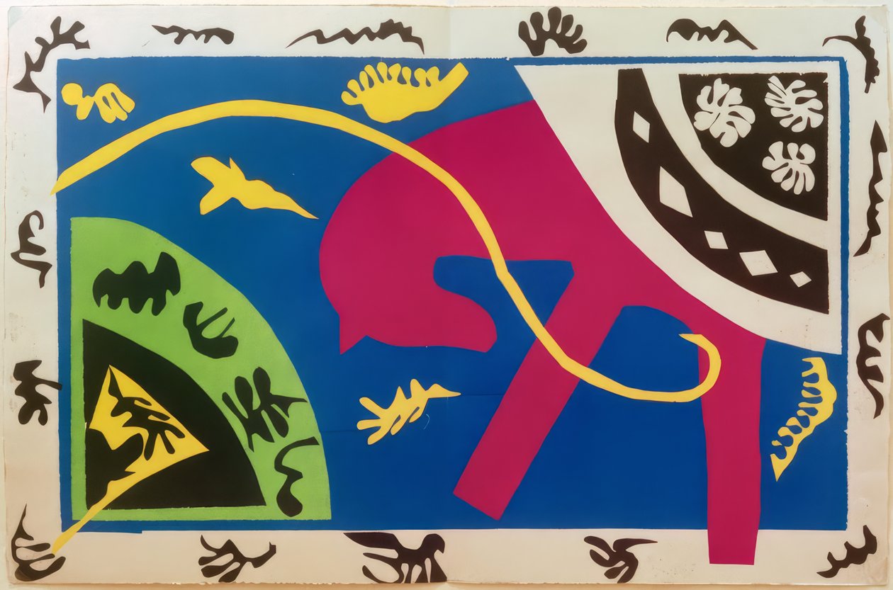 Het paard, de ruiter en de clown door Henri Matisse