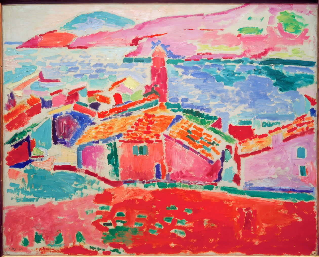 De daken van Collioure door Henri Matisse