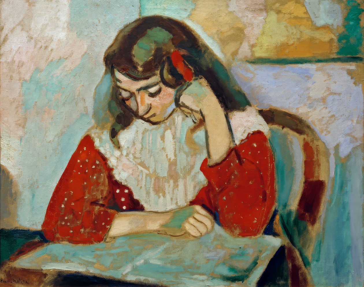 Marguerite lezen door Henri Matisse