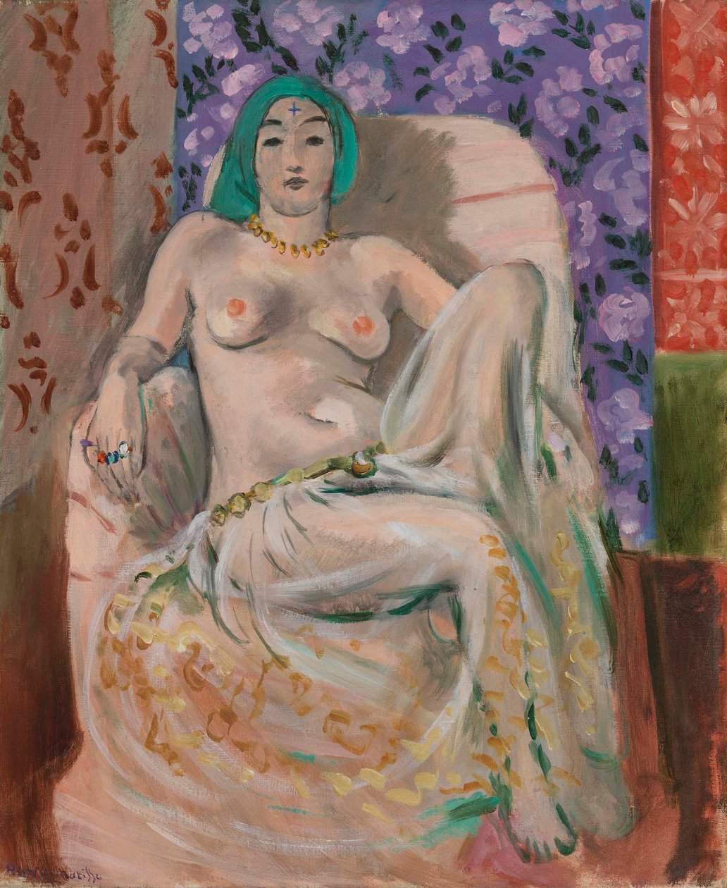 Moorse Vrouw (De Opgetrokken Knie) door Henri Matisse