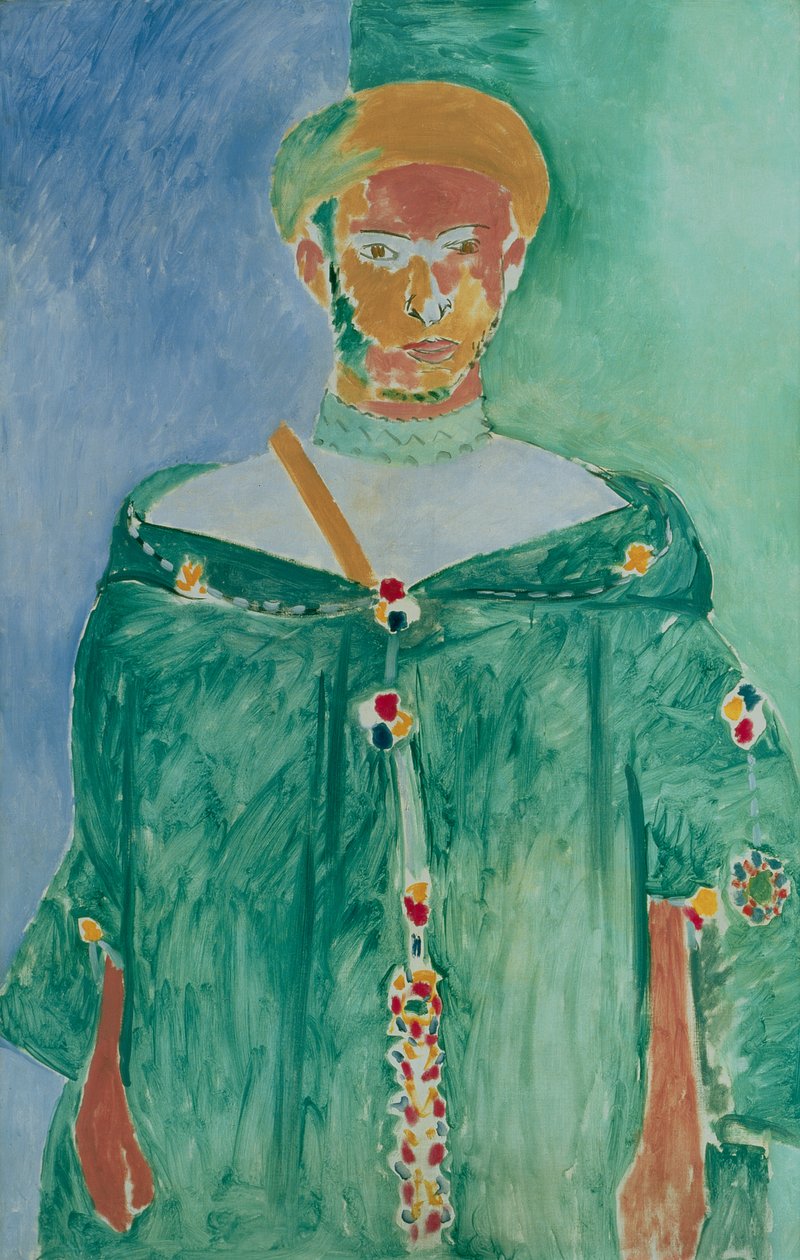 Marokkaans in Groen door Henri Matisse