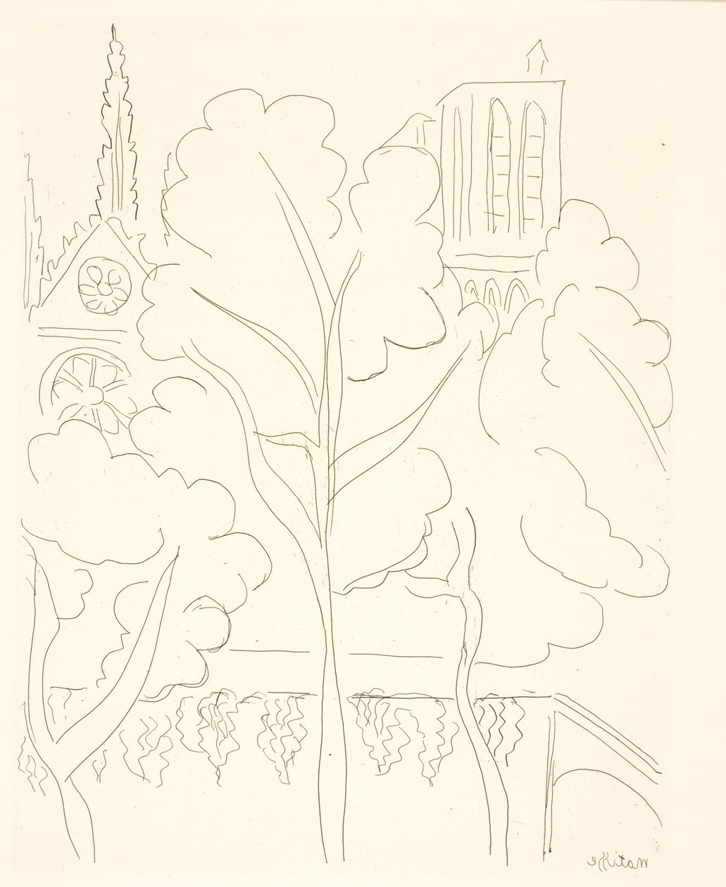 Notre-Dame, Parijs door Henri Matisse