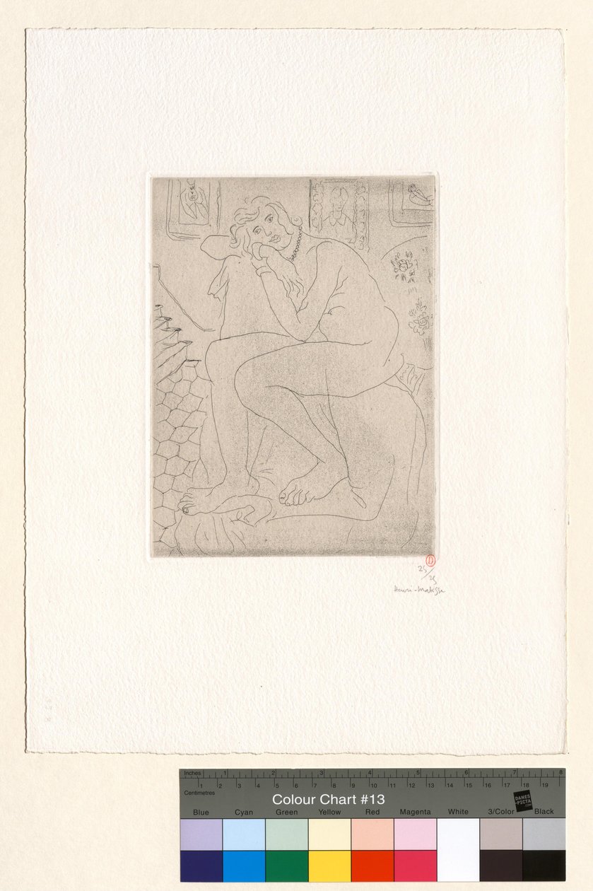 Zittend naakt en portret van Madame Cézanne door Henri Matisse