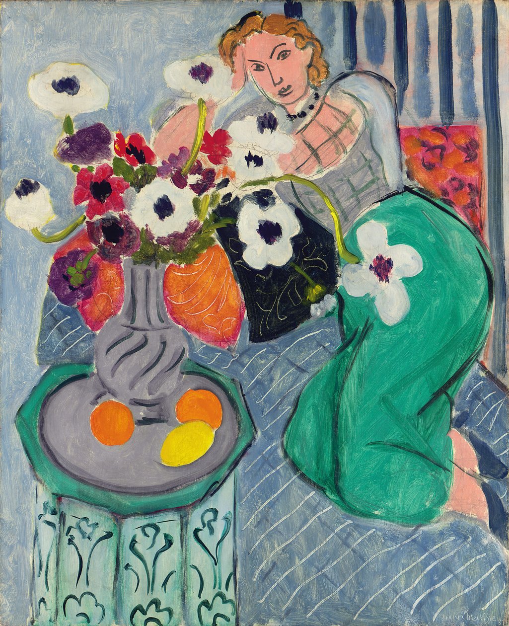Odalisque, Blauwe harmonie door Henri Matisse