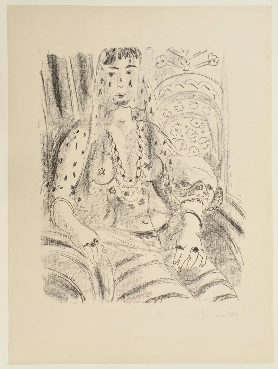 Gesluierde odalisk door Henri Matisse