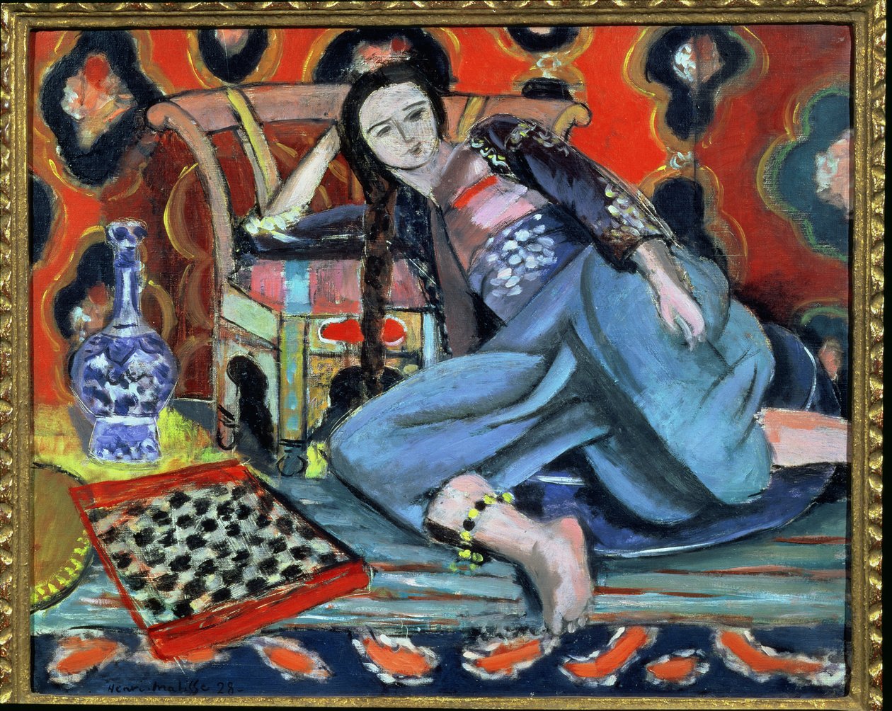 Odaliske met een Turkse Stoel door Henri Matisse
