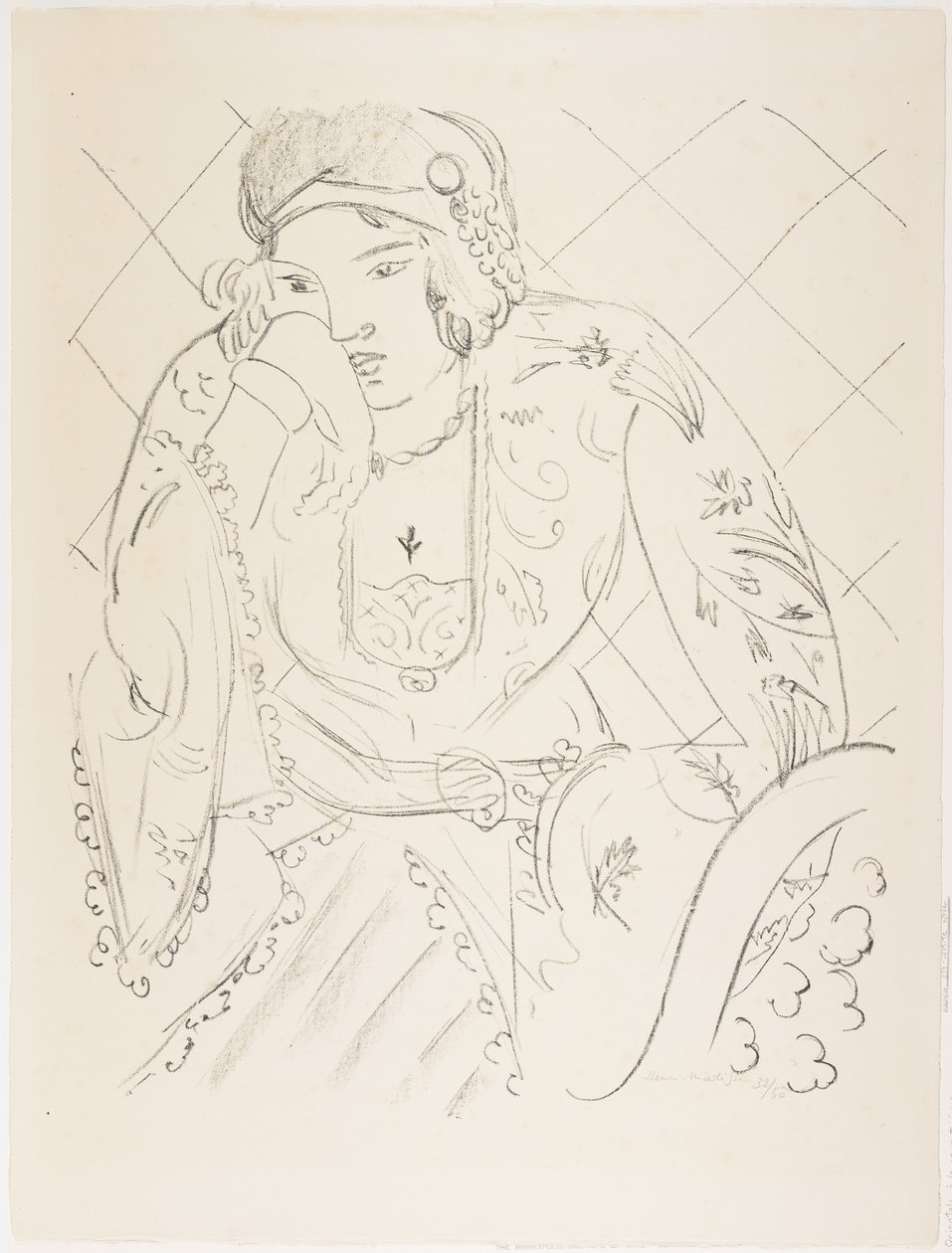 Oosters met drieklauwig kruis door Henri Matisse