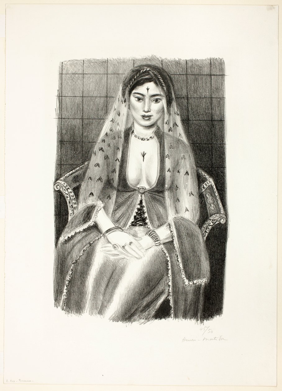 Perzische vrouw door Henri Matisse