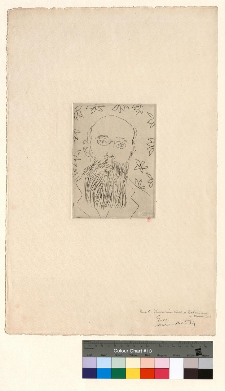 Portret van Bourgeat, lijkend op Vassaux door Henri Matisse