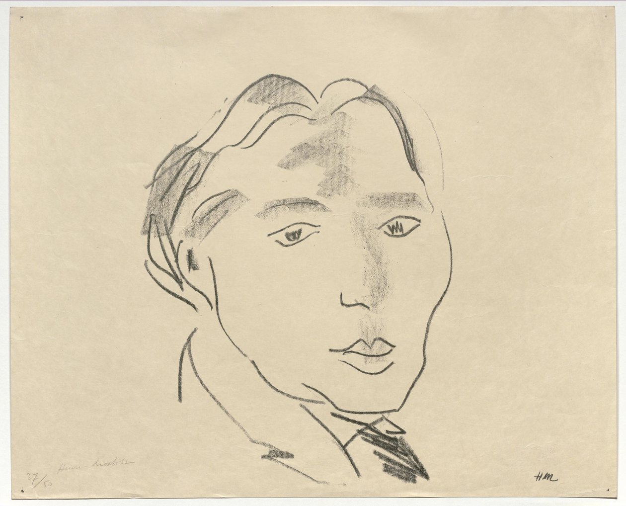 Portret van Cortot door Henri Matisse