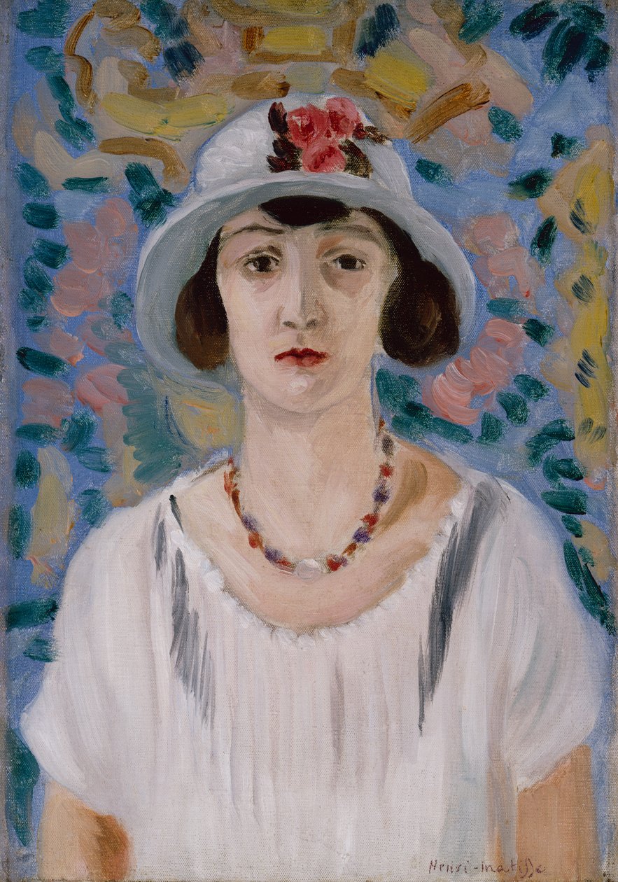 Portret van een vrouw door Henri Matisse