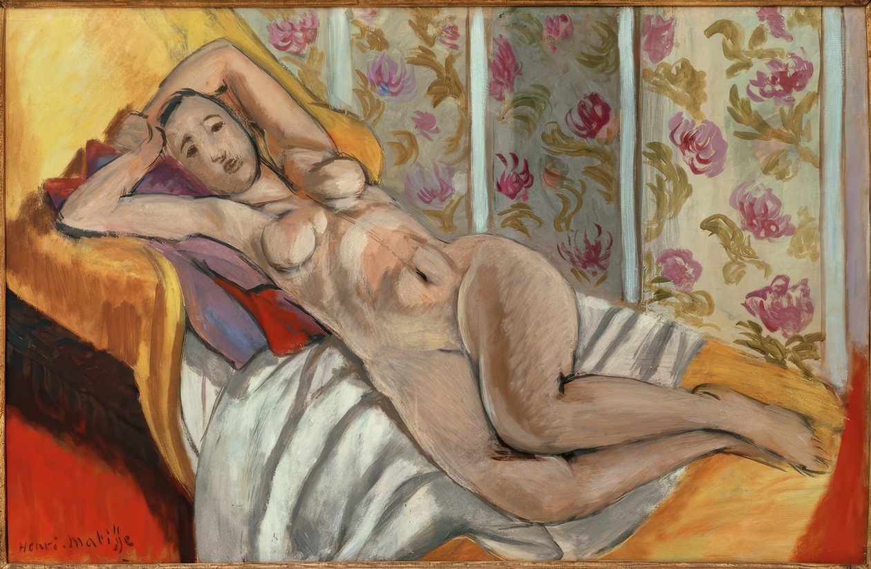 Liggend naakt door Henri Matisse