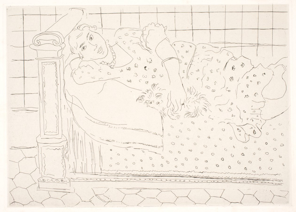 Rust, figuur met Gika door Henri Matisse
