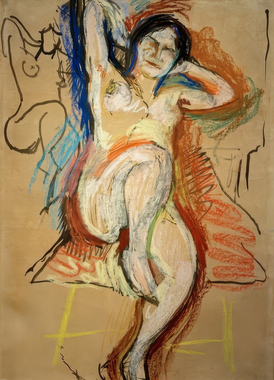 Zittend vrouwelijk naakt door Henri Matisse