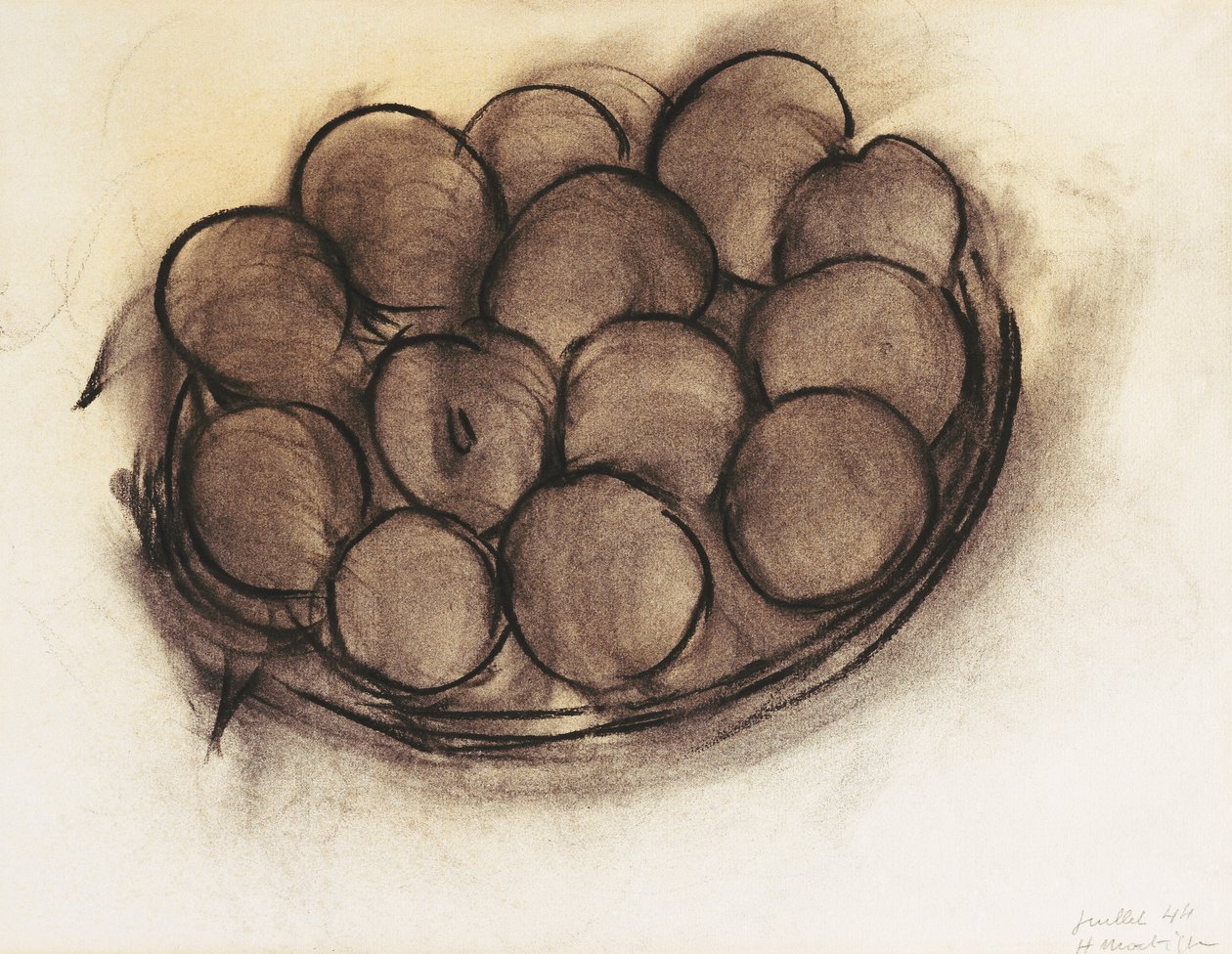 Stilleven van appels; Nature Morte aux Pommes door Henri Matisse