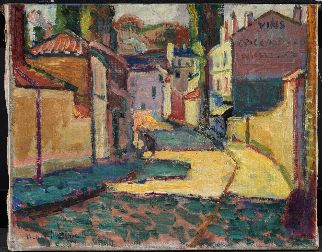 Straat in Arcueil door Henri Matisse