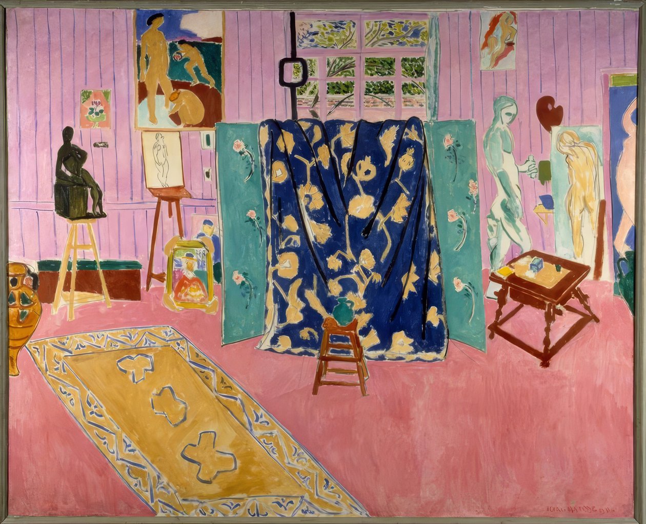 Atelier van de kunstenaar door Henri Matisse