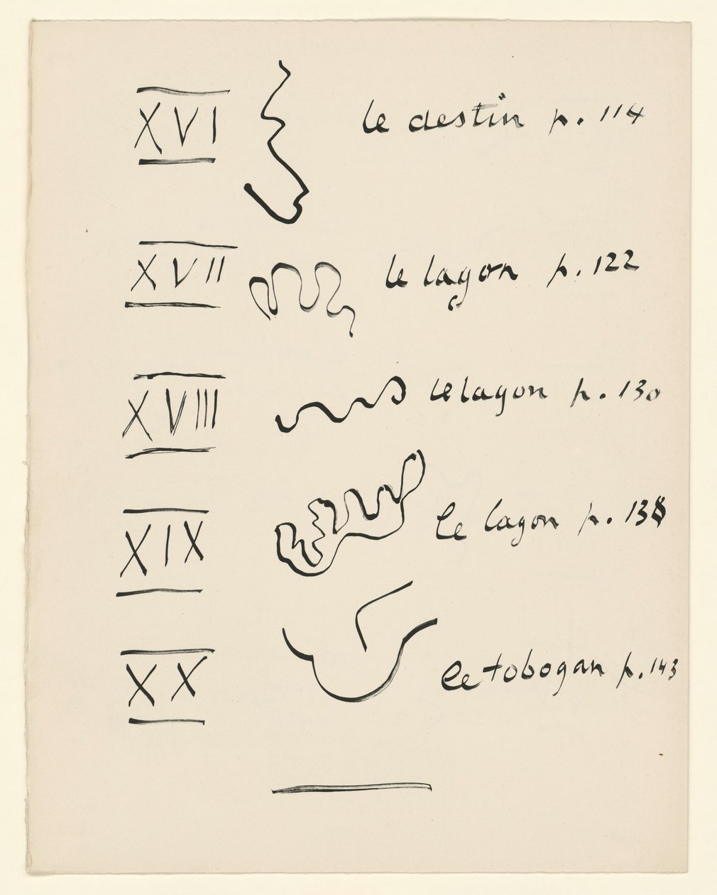 Afbeeldingenlijst 4. Uit „Jazz”. Blz. 152 door Henri Matisse