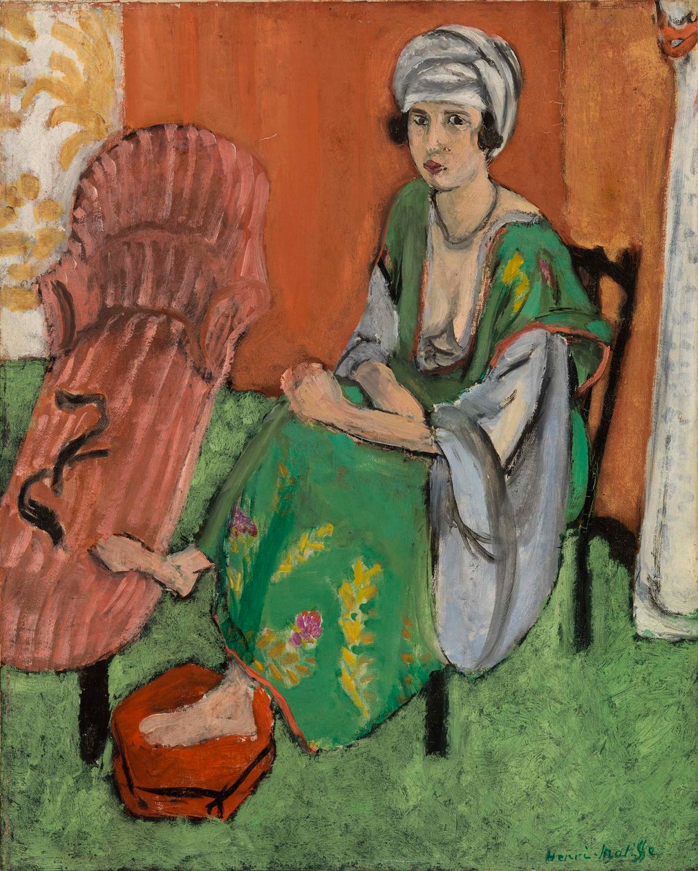 De groene jurk (La Robe verte) door Henri Matisse