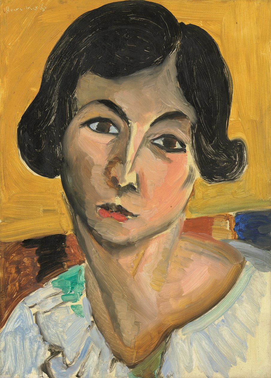 Leunend vrouwenhoofd (Lorette) door Henri Matisse