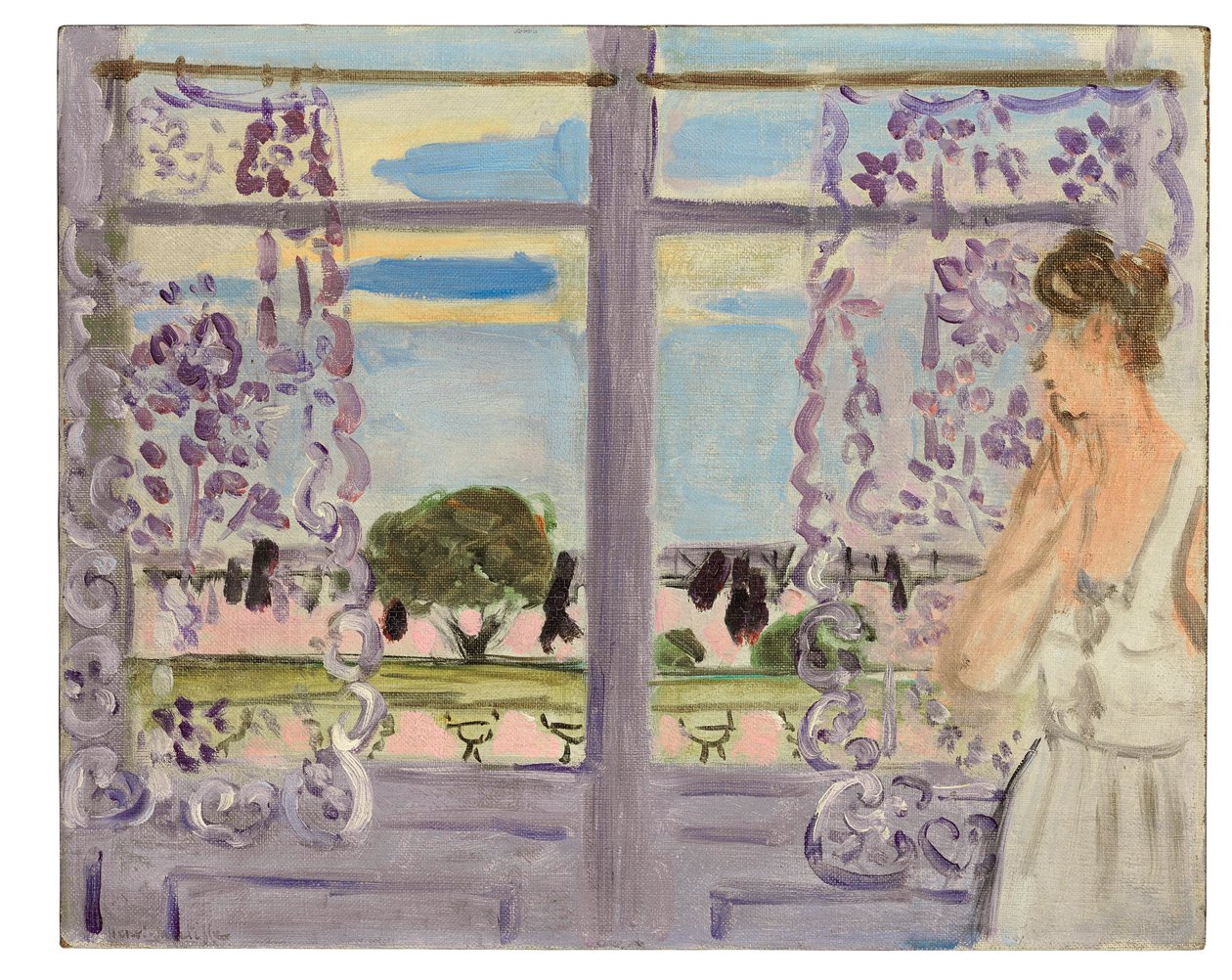 Vrouw bij het raam door Henri Matisse