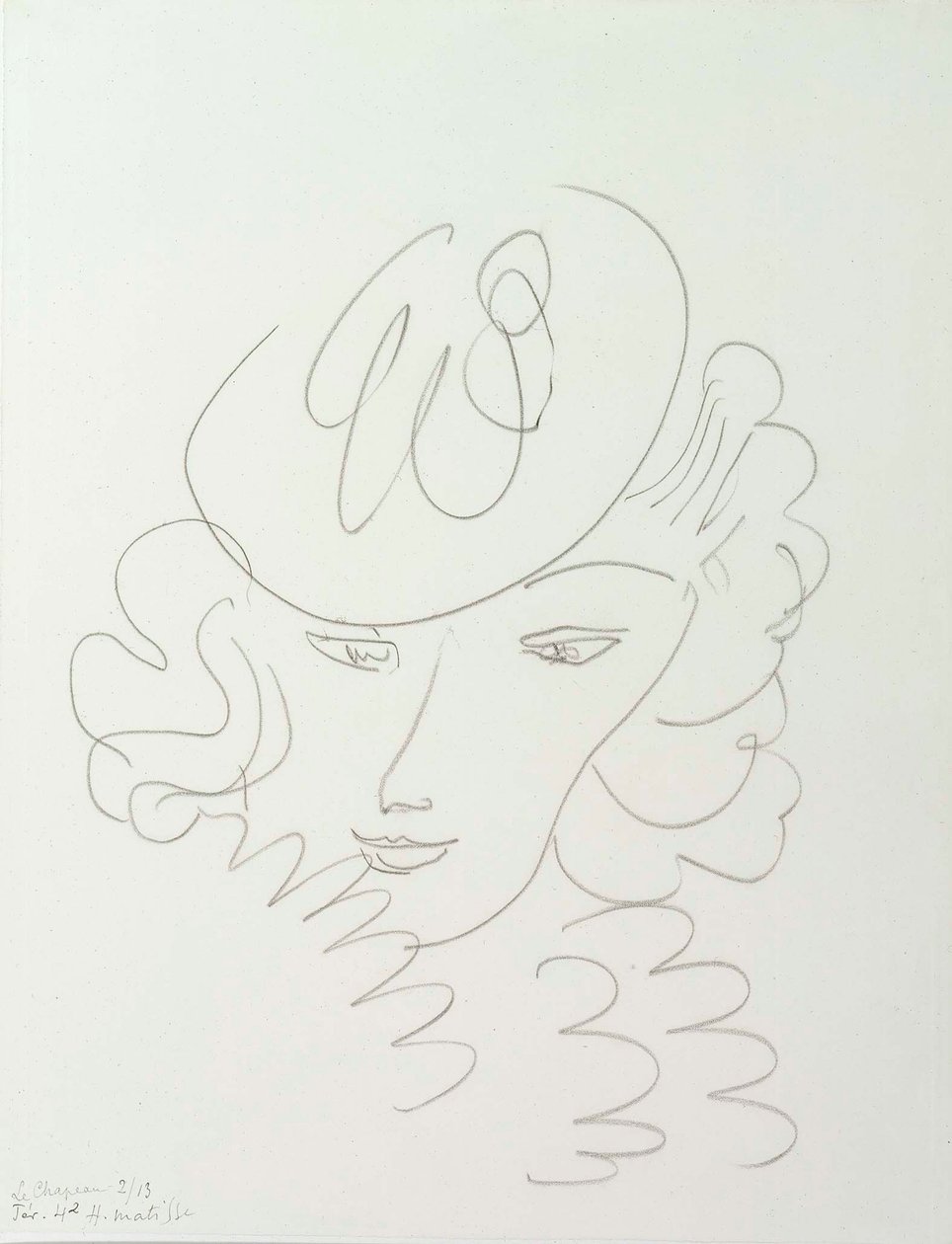 Vrouw met hoed door Henri Matisse