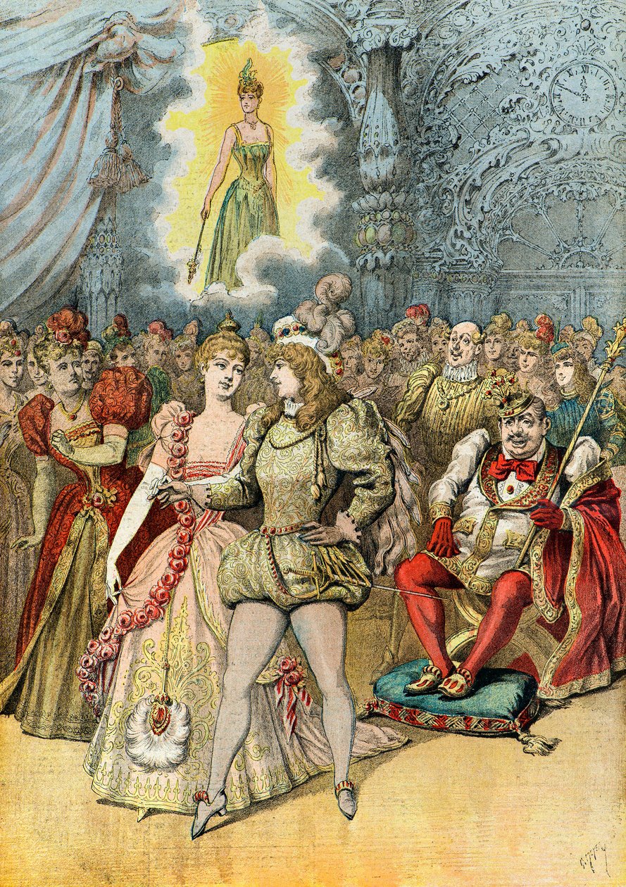Het gezelschap van het Theater du Chatelet door Henri Meyer