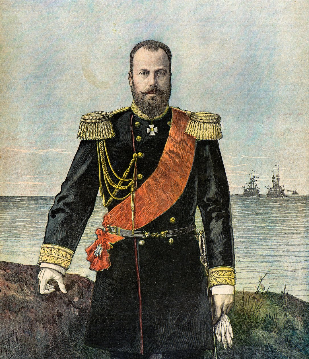 Portret van Groothertog Alexis Alexandrovitch van Rusland door Henri Meyer