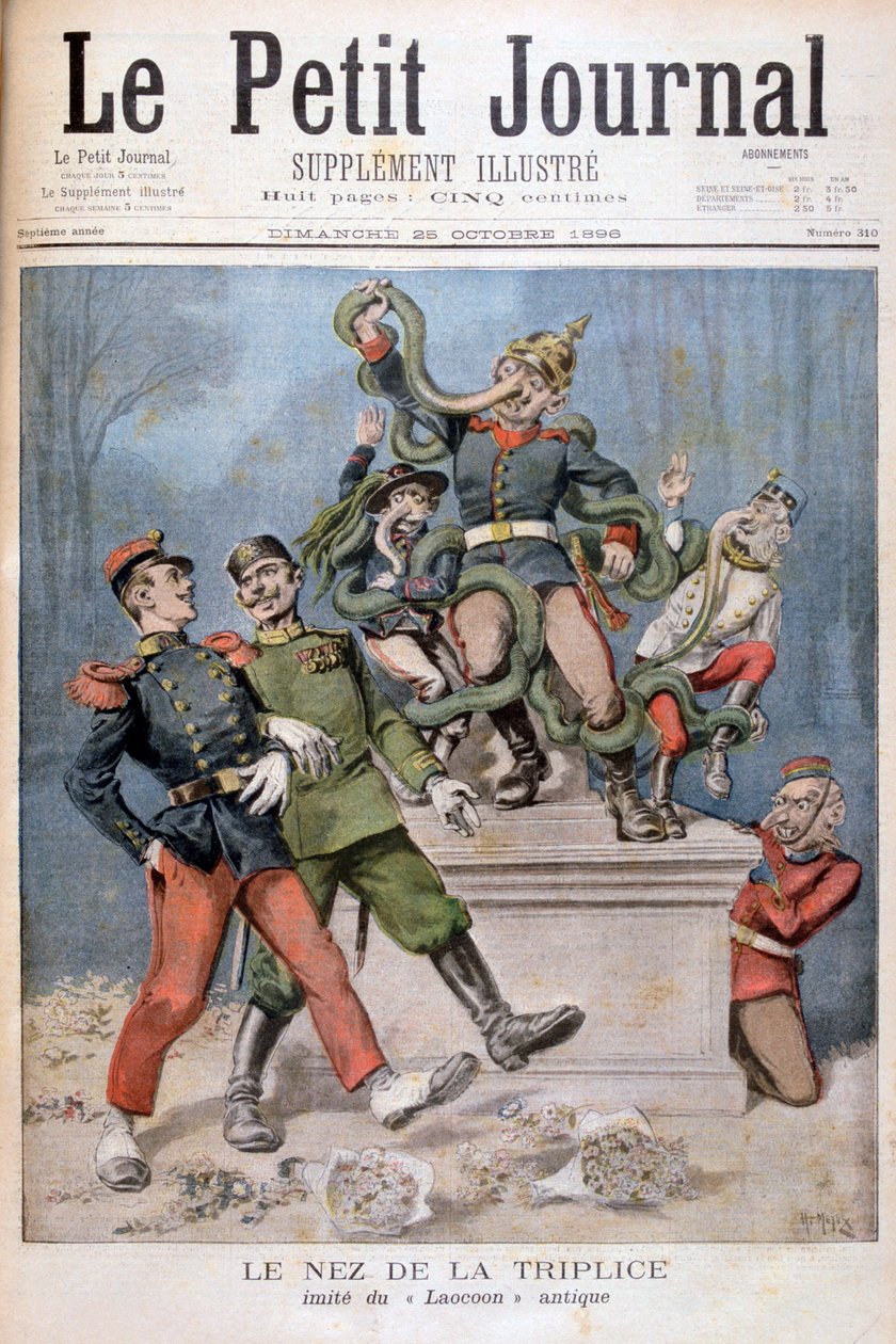 De bondgenoten neus, naar Laocoon door Henri Meyer