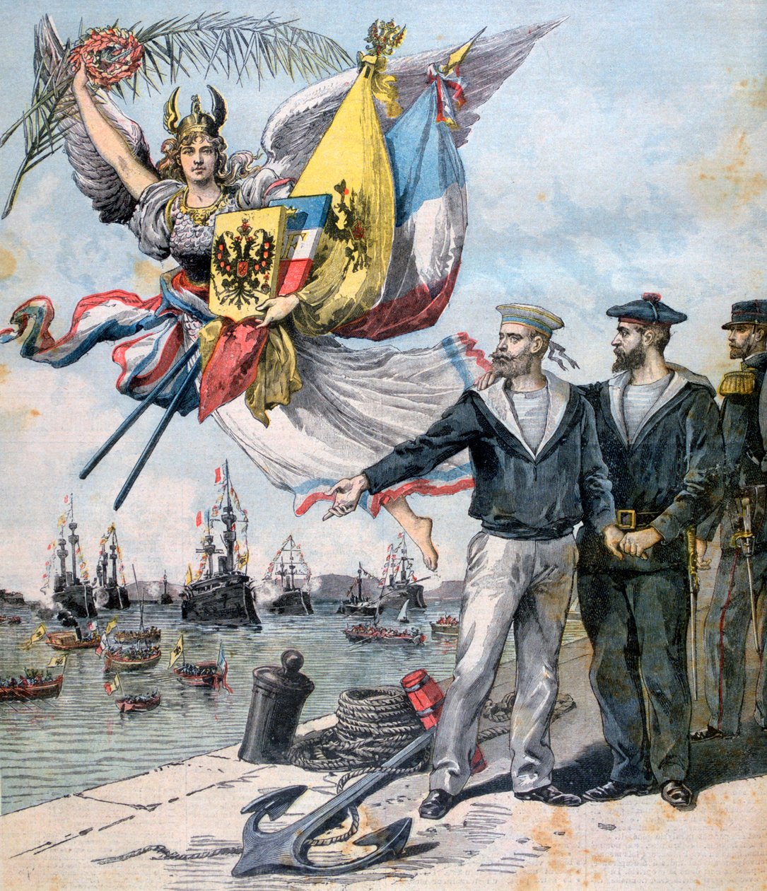 De Frans-Russische Entente, 1893 door Henri Meyer