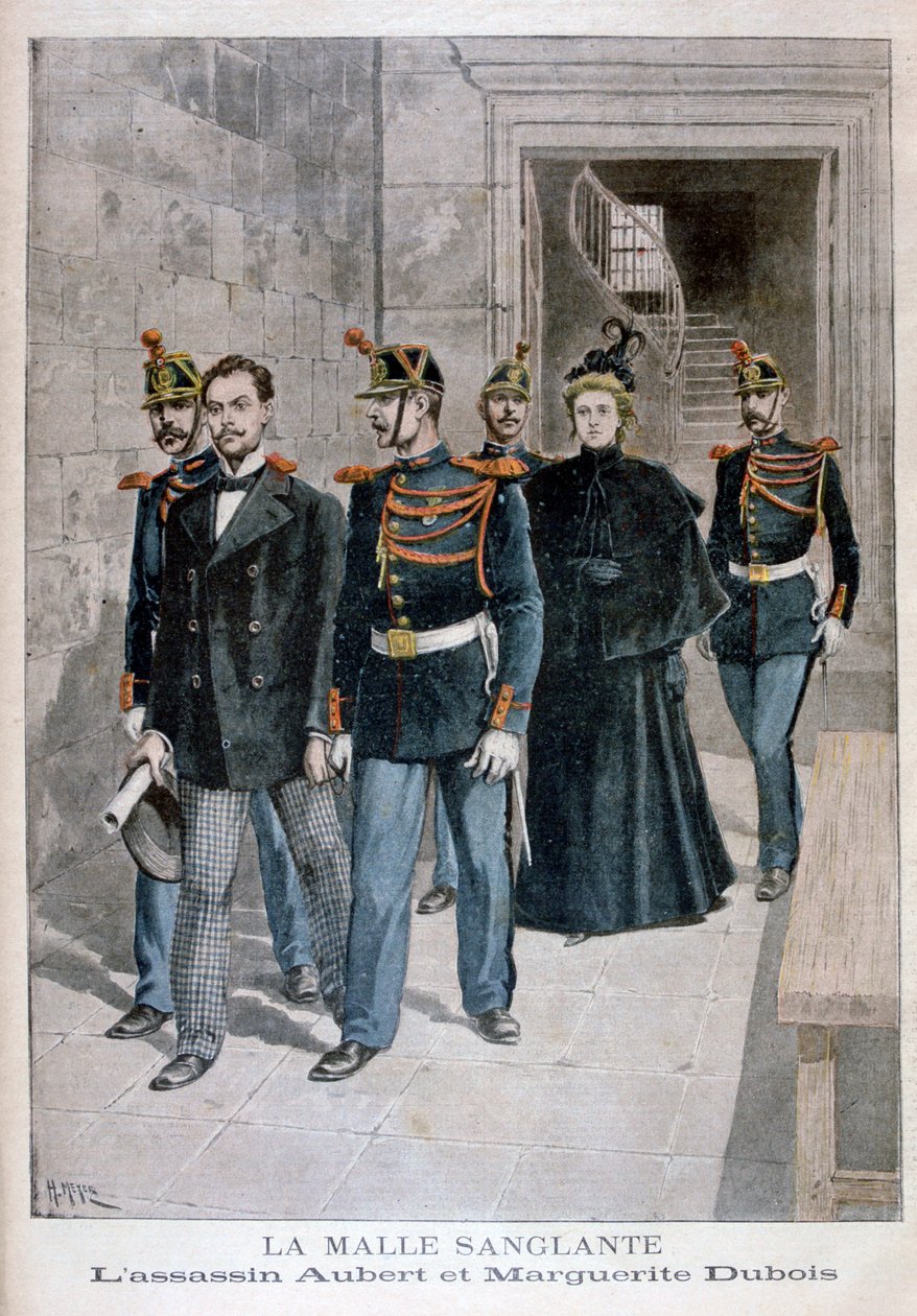 De moordenaars Albert en Marguerite Dubois, 1896 door Henri Meyer