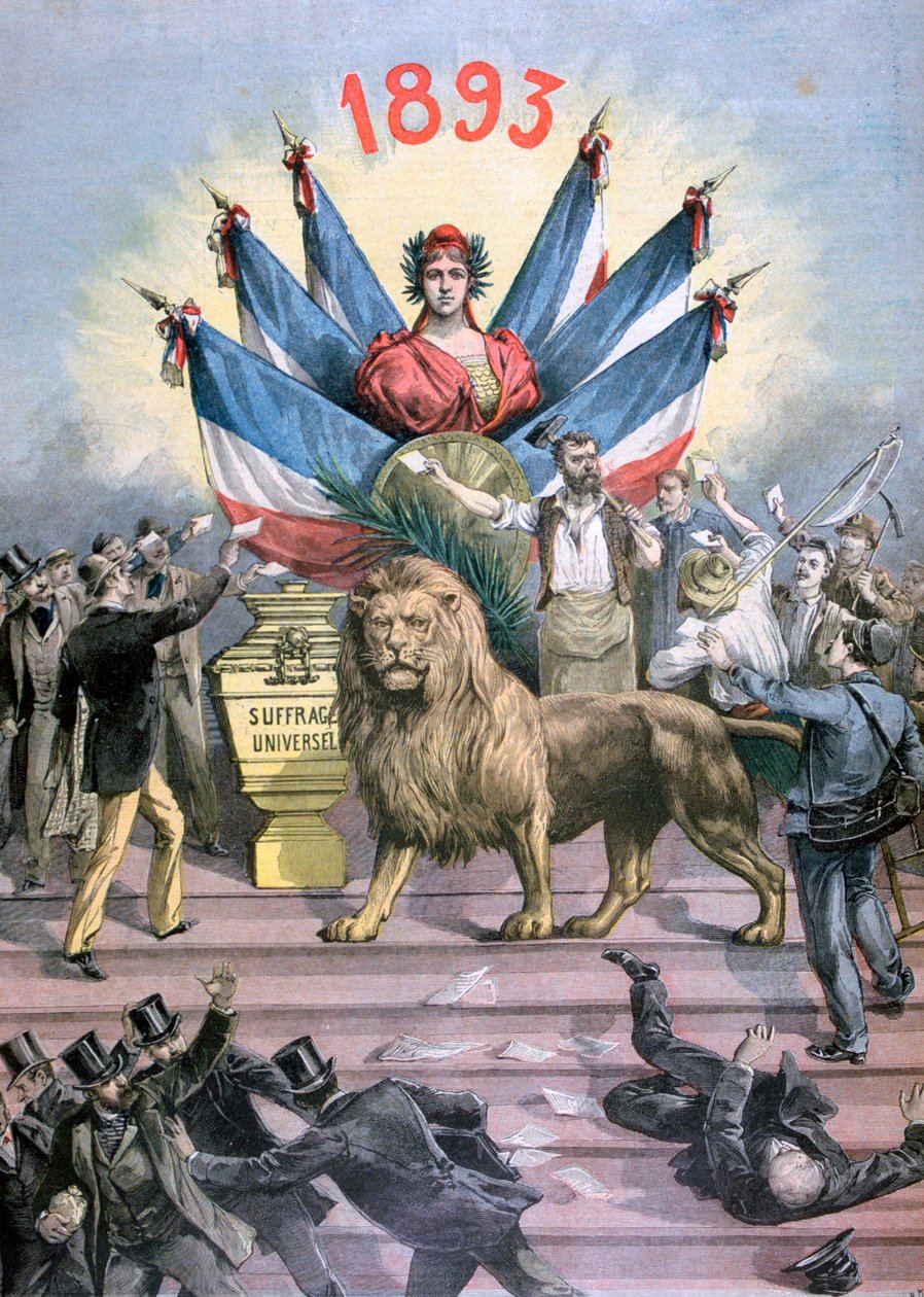 Algemeen kiesrecht, 1893 door Henri Meyer