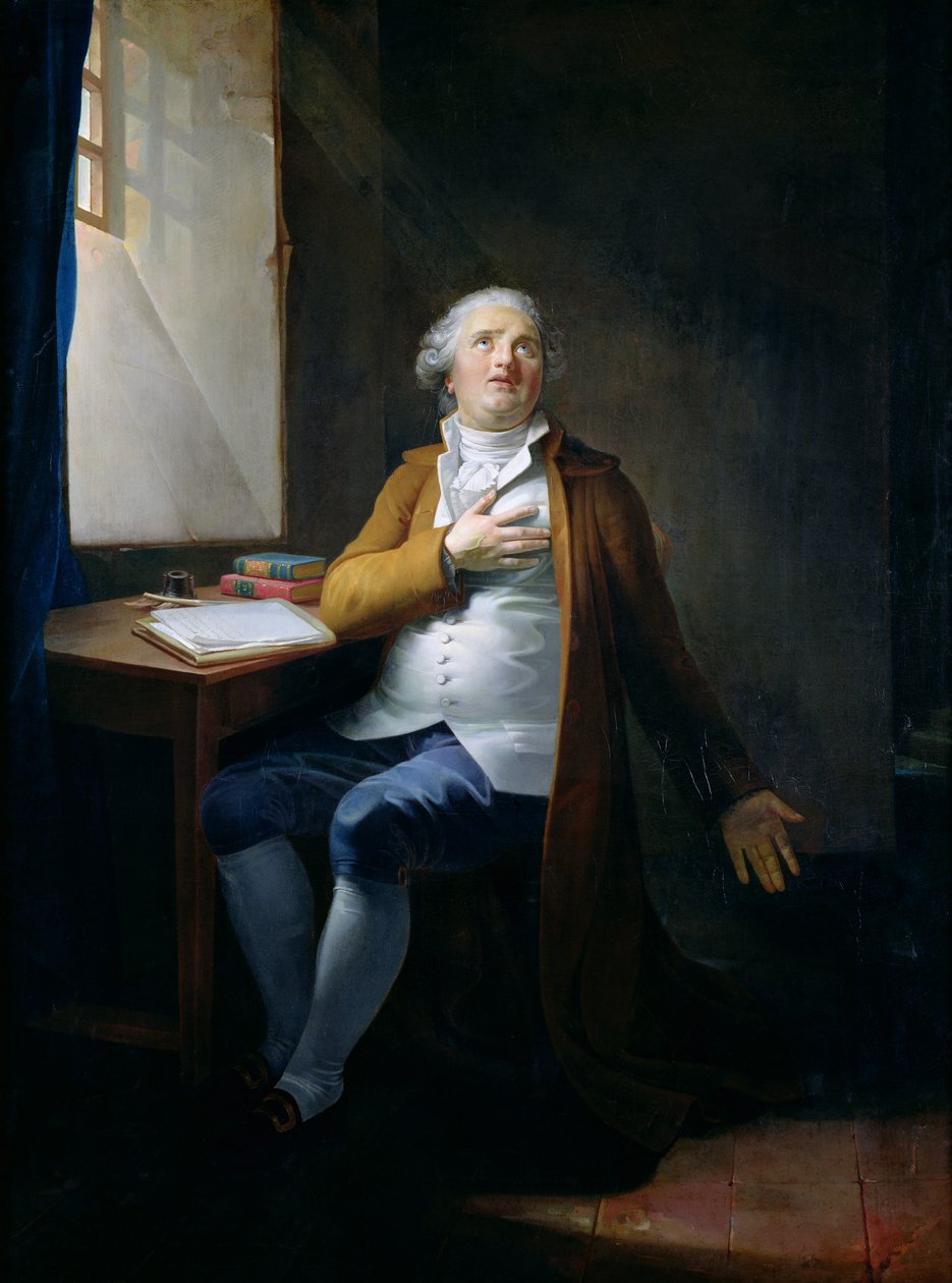 Louis XVI (1754-93) in de Tempel, c.1795 door Henri Pierre Danloux