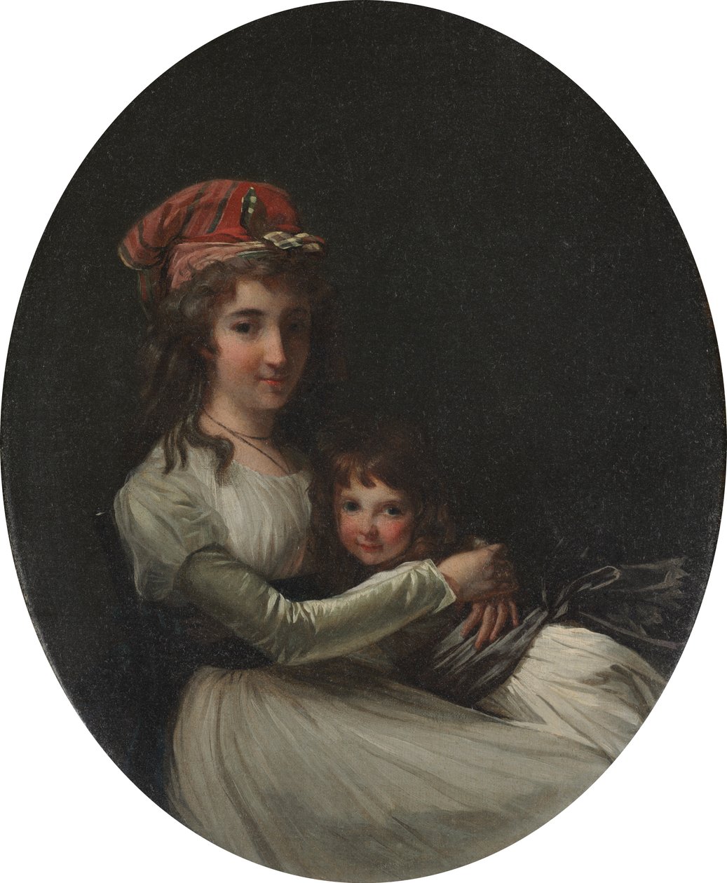 Portret van een moeder en dochter, ca. 1794-95 door Henri Pierre Danloux