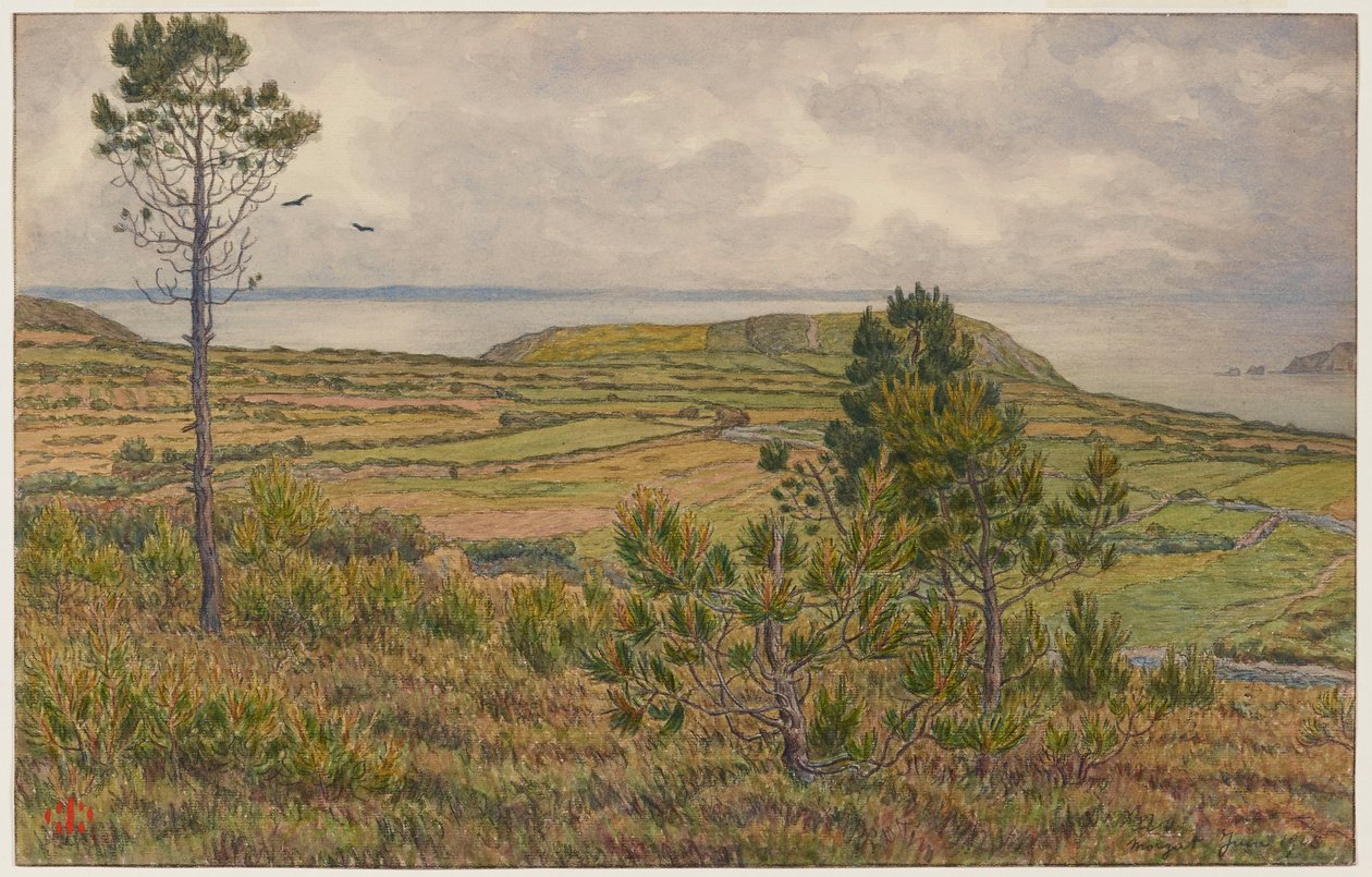 Baai van Douarnenez. Morgat door Henri Rivière