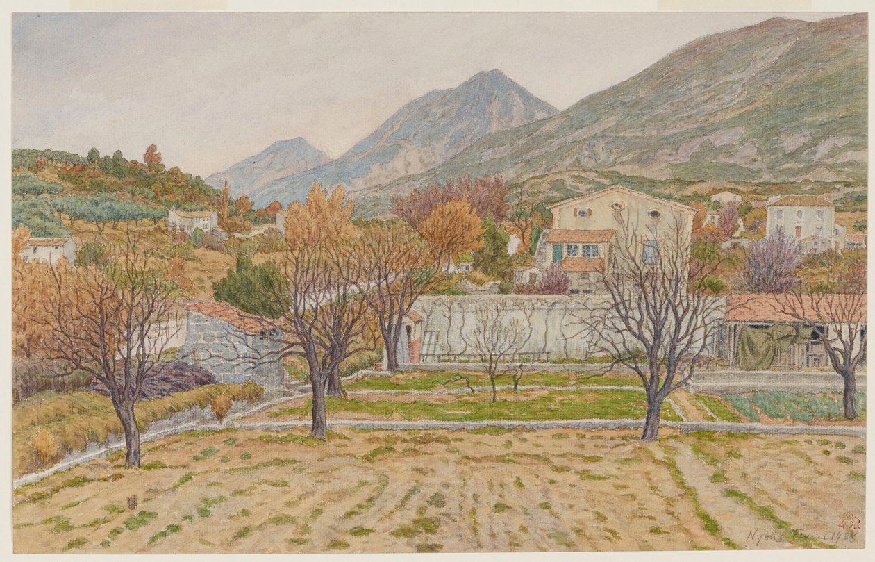 Umgebung von Nyons door Henri Rivière