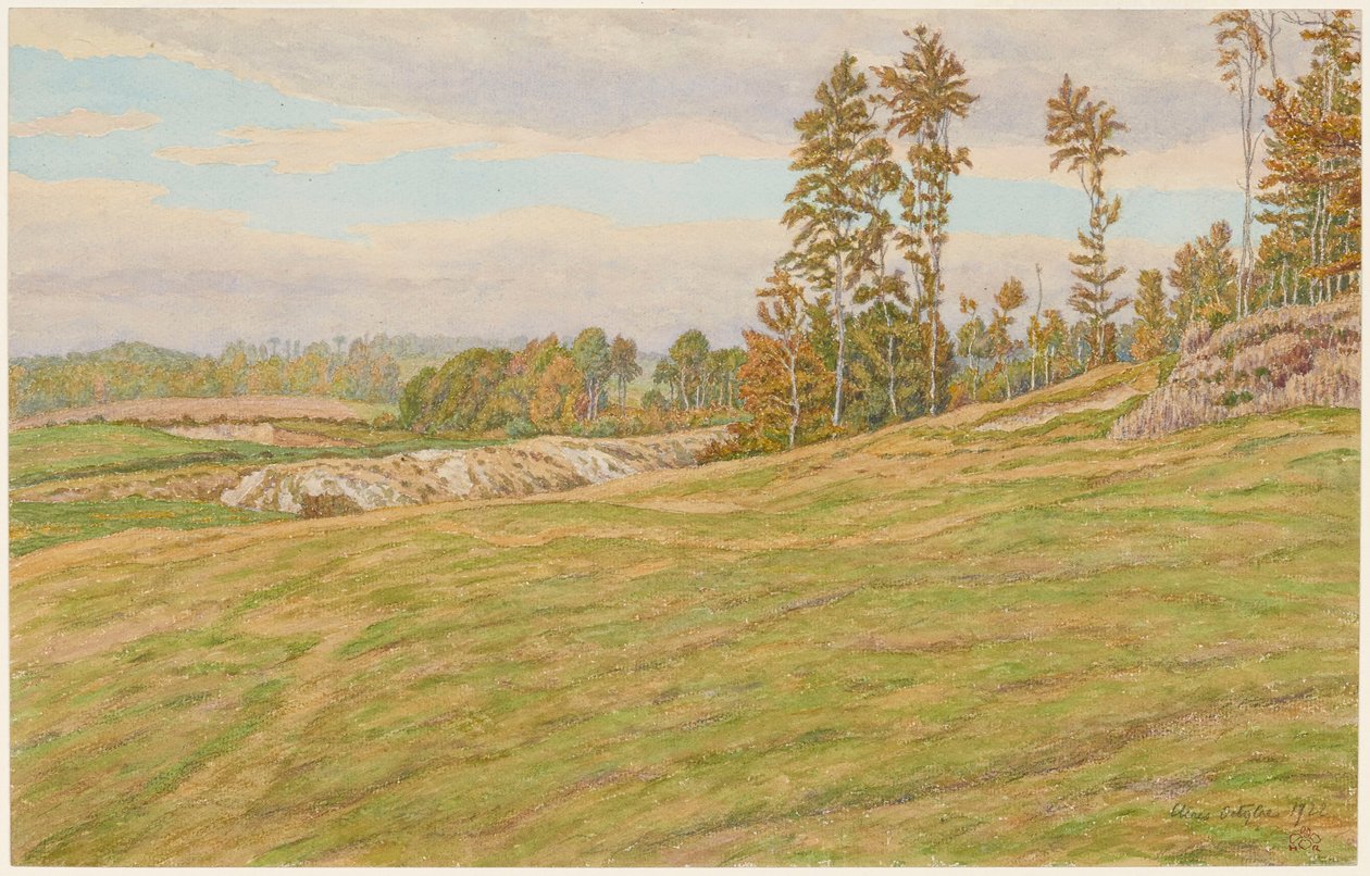 Omgeving van Clères door Henri Rivière