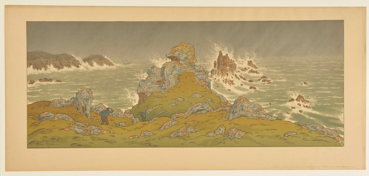 De storm door Henri Rivière