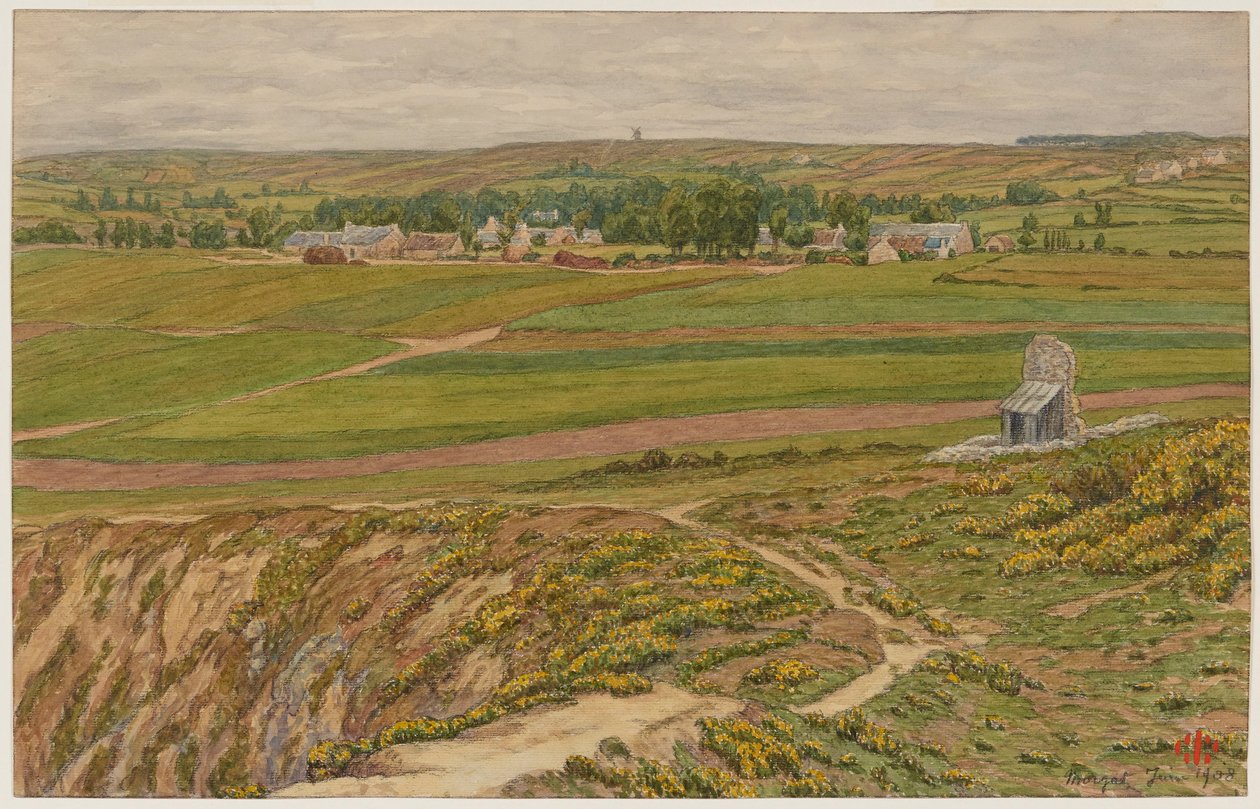 Lesquiffinec. Morgat door Henri Rivière