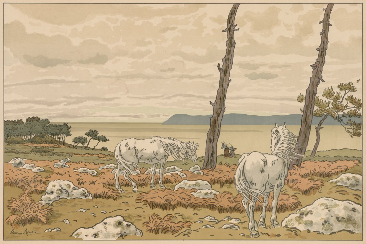 Aspecten van de natuur: De baai door Henri Rivière