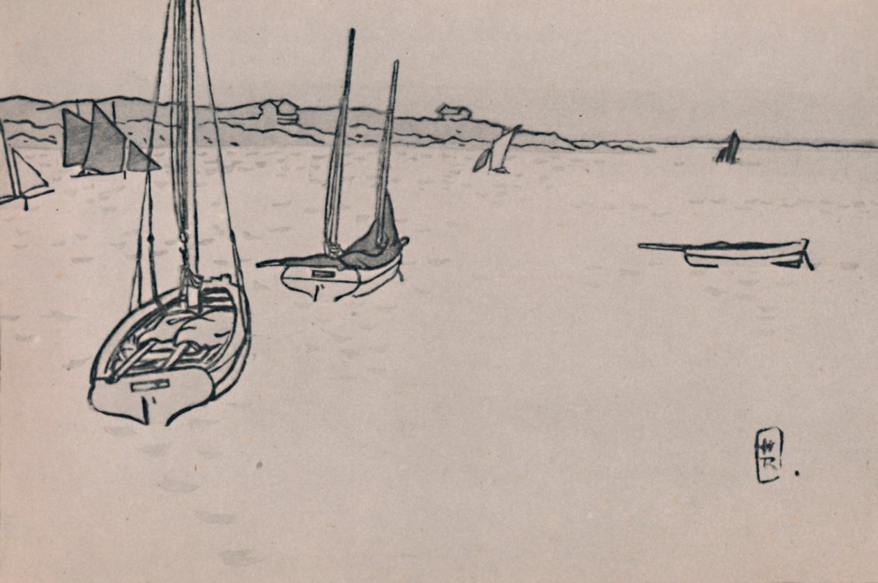 Bretons landschap, ca. 1900, 1946 door Henri Rivière
