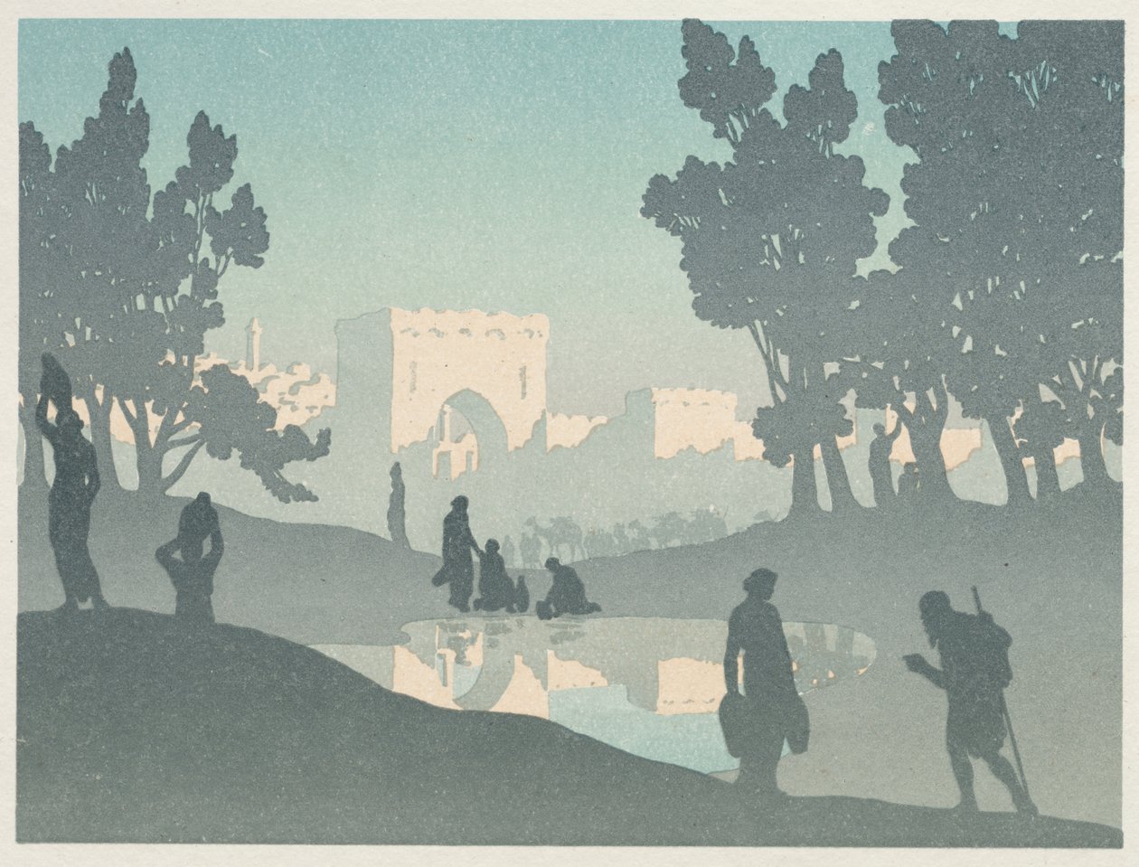 De Wandelende Jood: De Oude Stad door Henri Rivière
