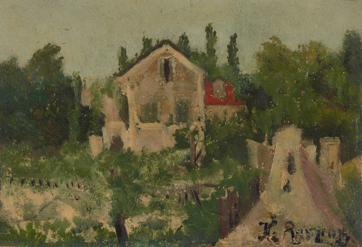 Ontwerp voor: Landhuis in St-Cloud door Henri Rousseau