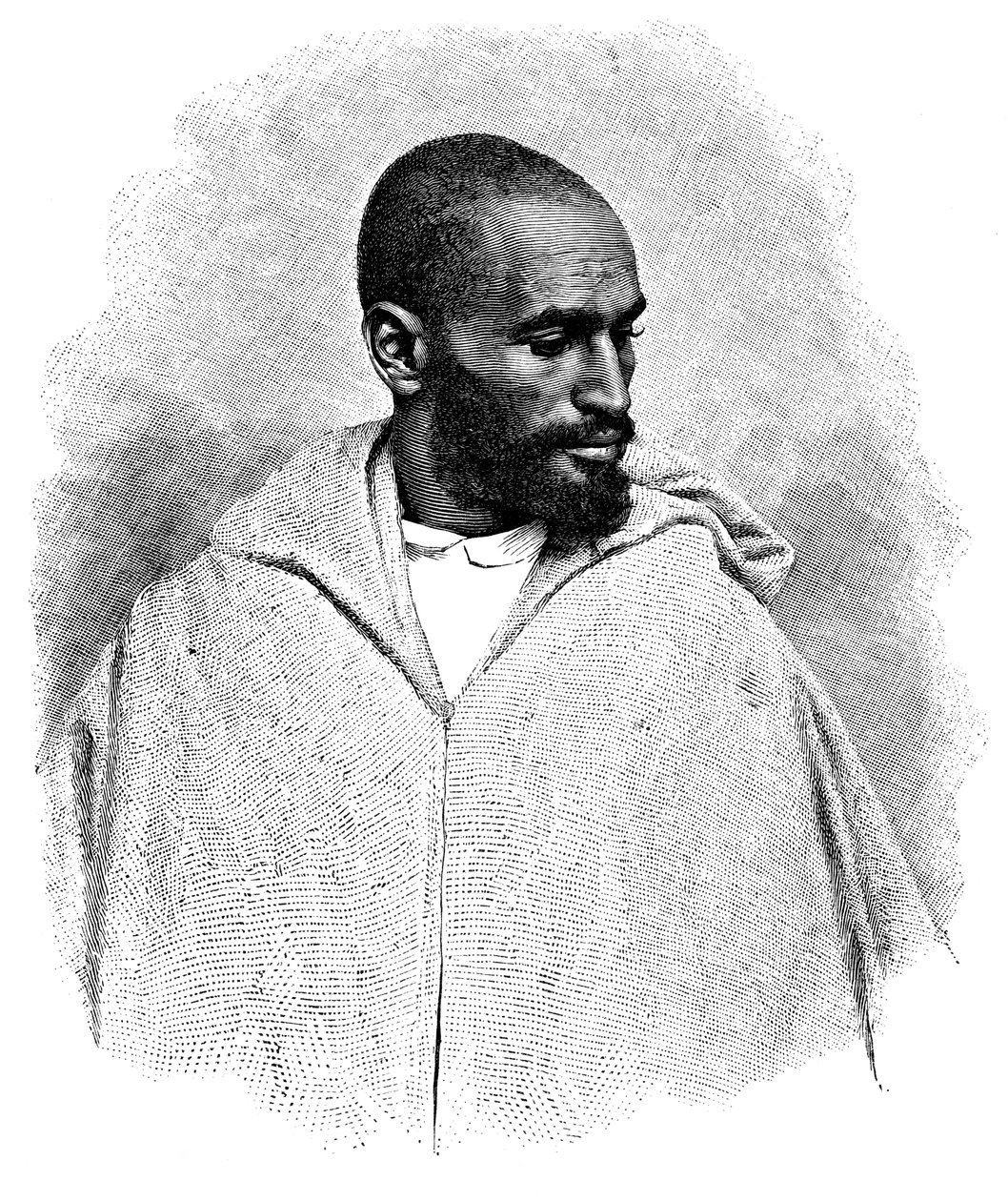 Een Arabische man uit Tanger, Marokko, 1895 door Henri Thiriat