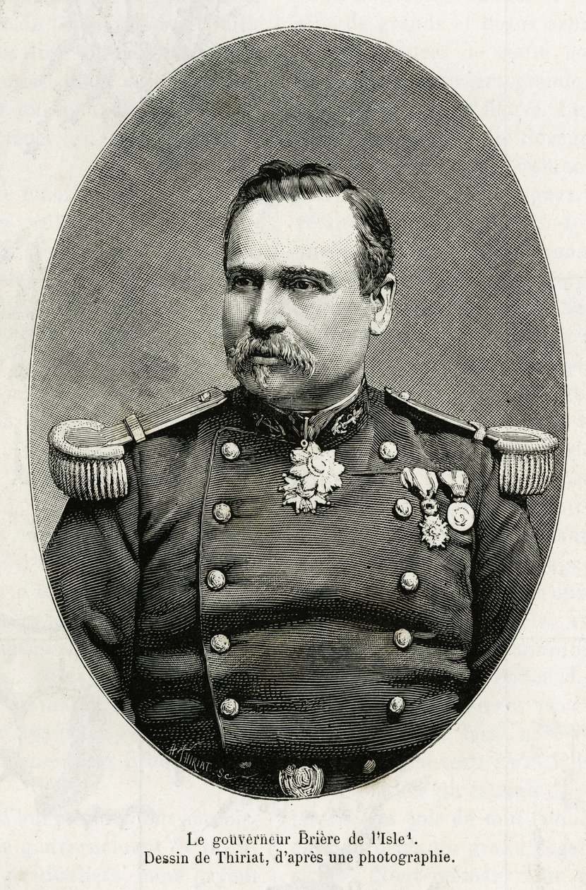Portret van gouverneur Louis Briere de L