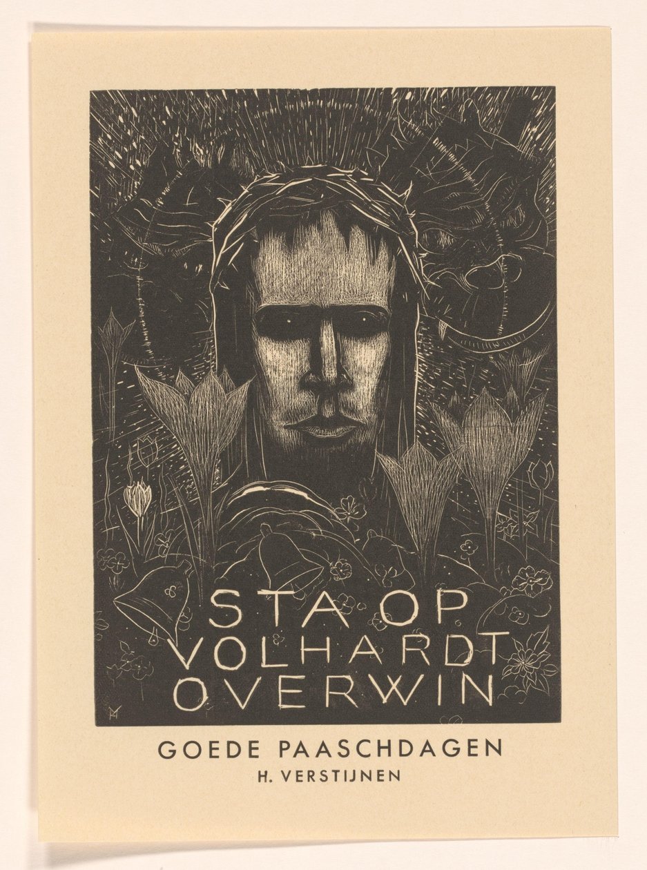 Paaskaart van Henri Verstijnen door Henri Verstijnen